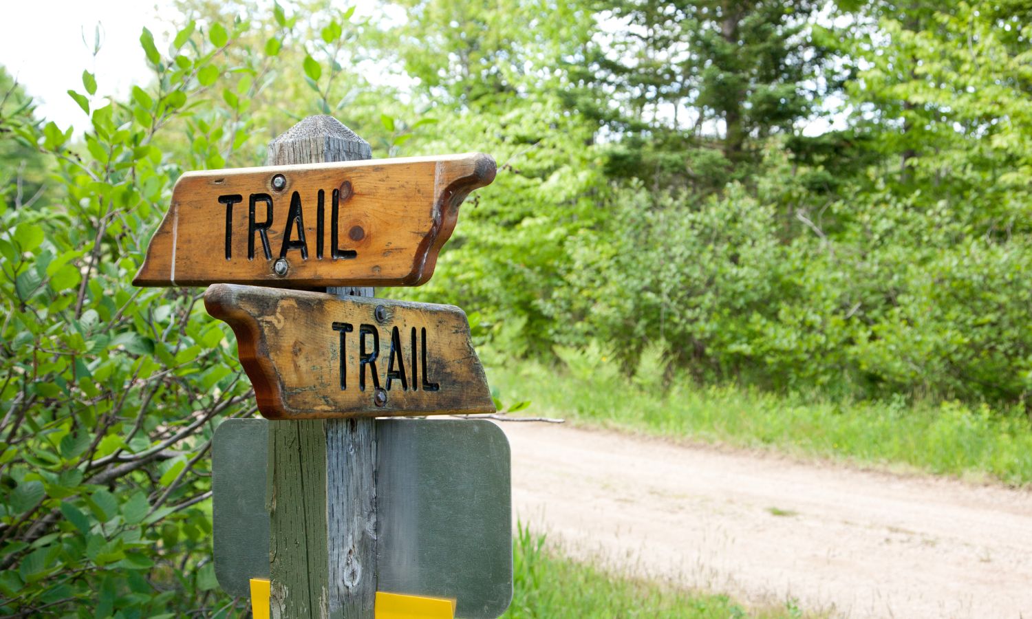 Two trail signs