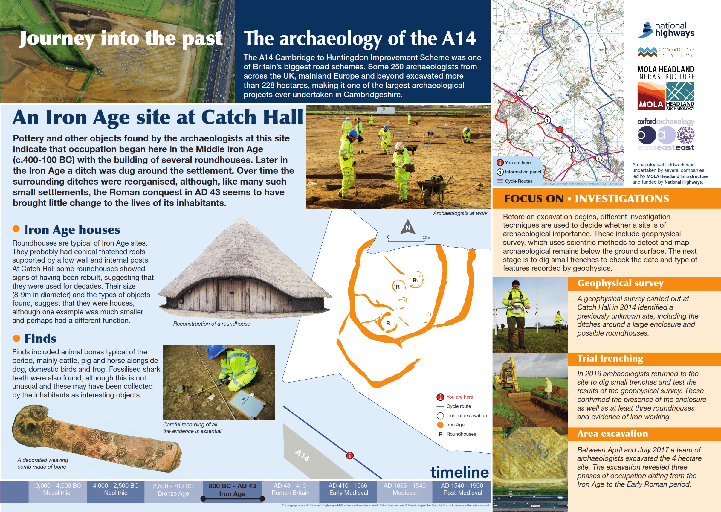 A14 Improvement Scheme suggested Cycling route Northstowe