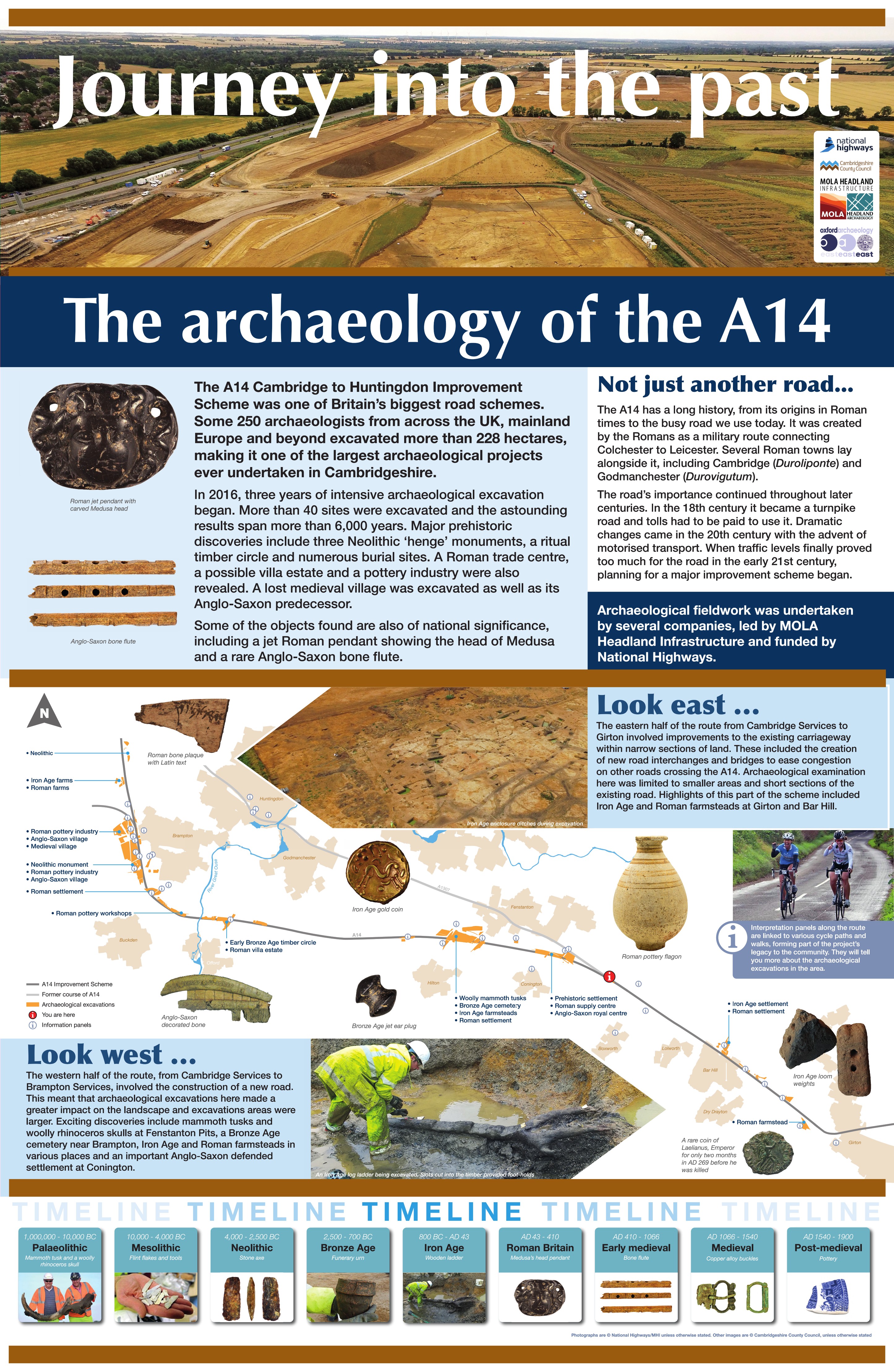 A14 Improvement Scheme - Board 37 Cambridge Services monolith