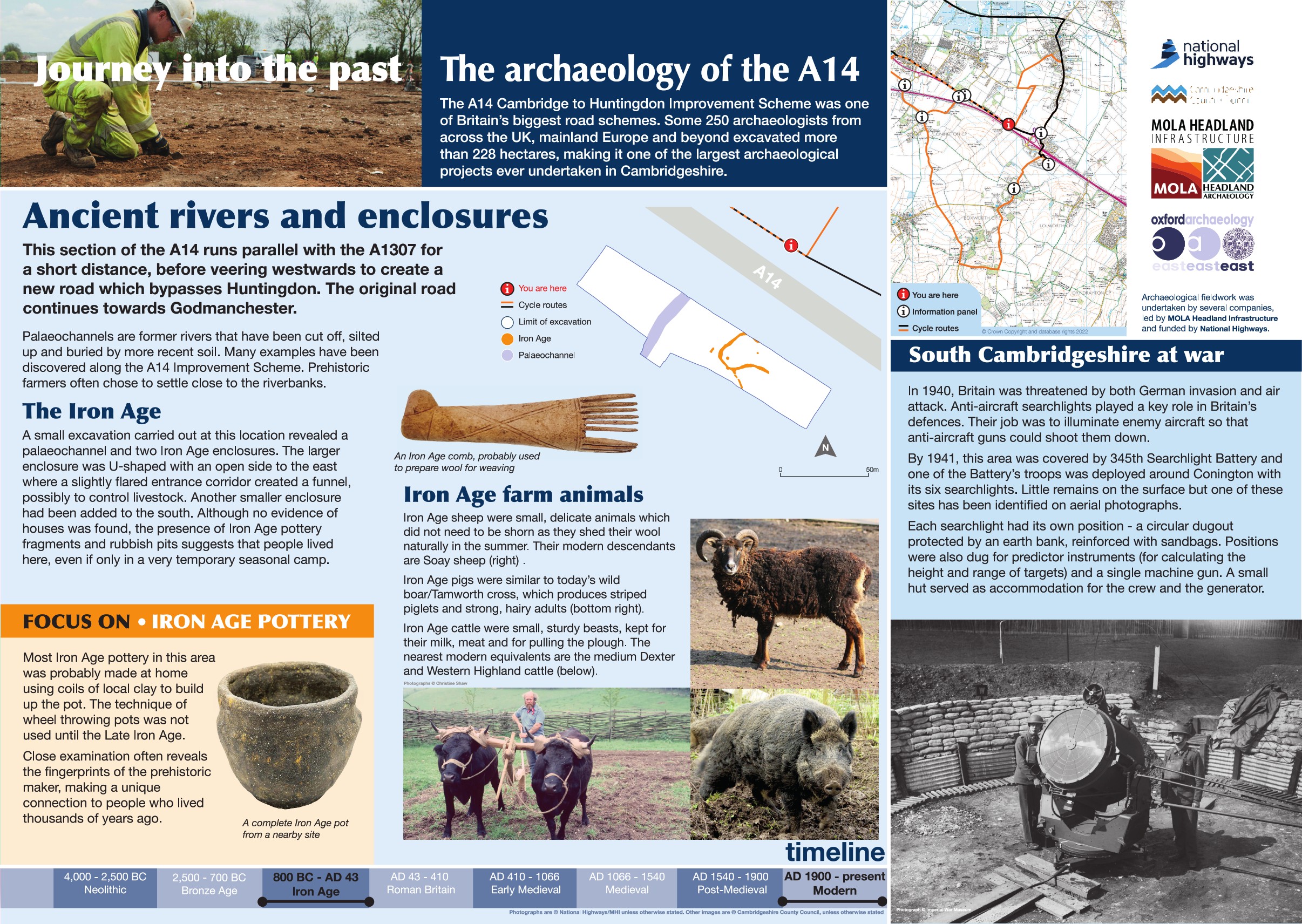 A14 Improvement Scheme suggested Cycling route Swavesey to Knapwell
