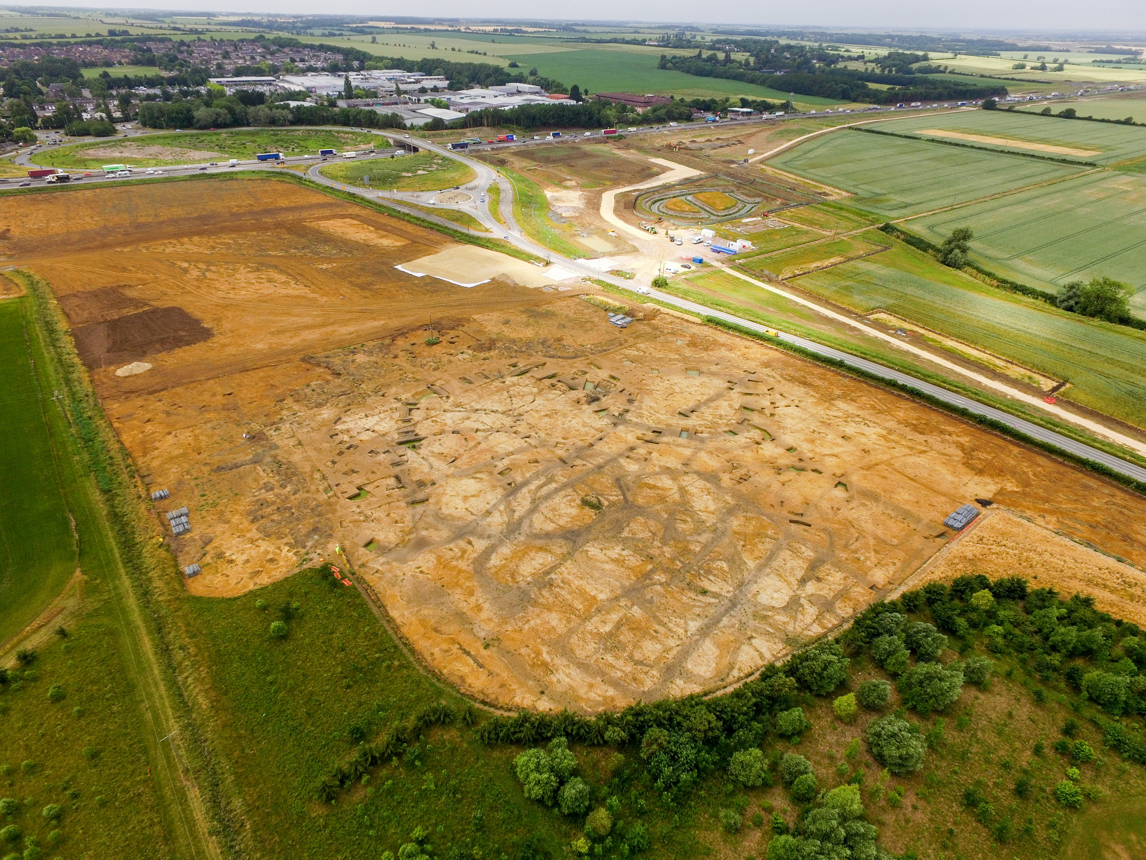 excavations underway