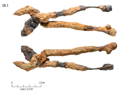Blacksmithing tongs. image courtesy of Headland Archaeology